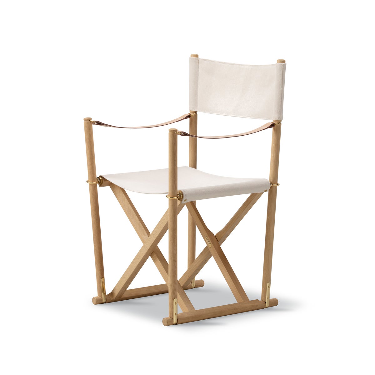 FREDERICIA（フレデリシア） / MK16 Folding Chair（フォールディングチェア） / Model 6016 / オーク材・ライトオイル仕上げ / コットンキャンバス / オフホワイト