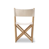 FREDERICIA（フレデリシア） / MK16 Folding Chair（フォールディングチェア） / Model 6016 / オーク材・ライトオイル仕上げ / コットンキャンバス / オフホワイト