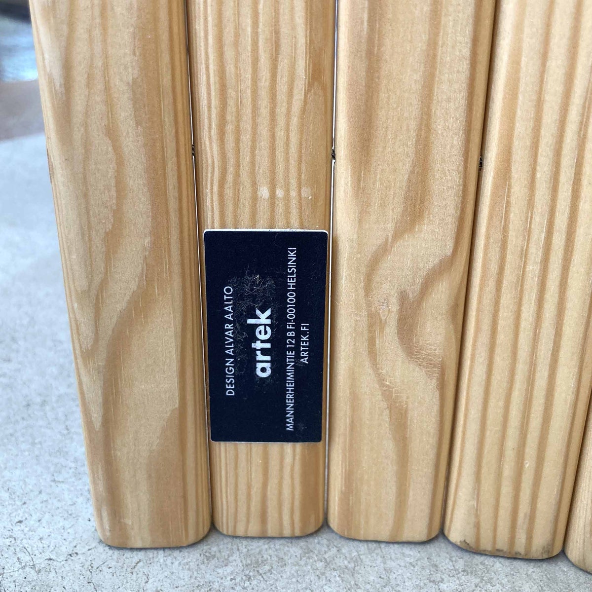 【アウトレット】Artek（アルテック） / SCREEN 100（スクリーン） / Size B（H150cm） / パーテーション 100 / パイン材・ナチュラルラッカー仕上げ