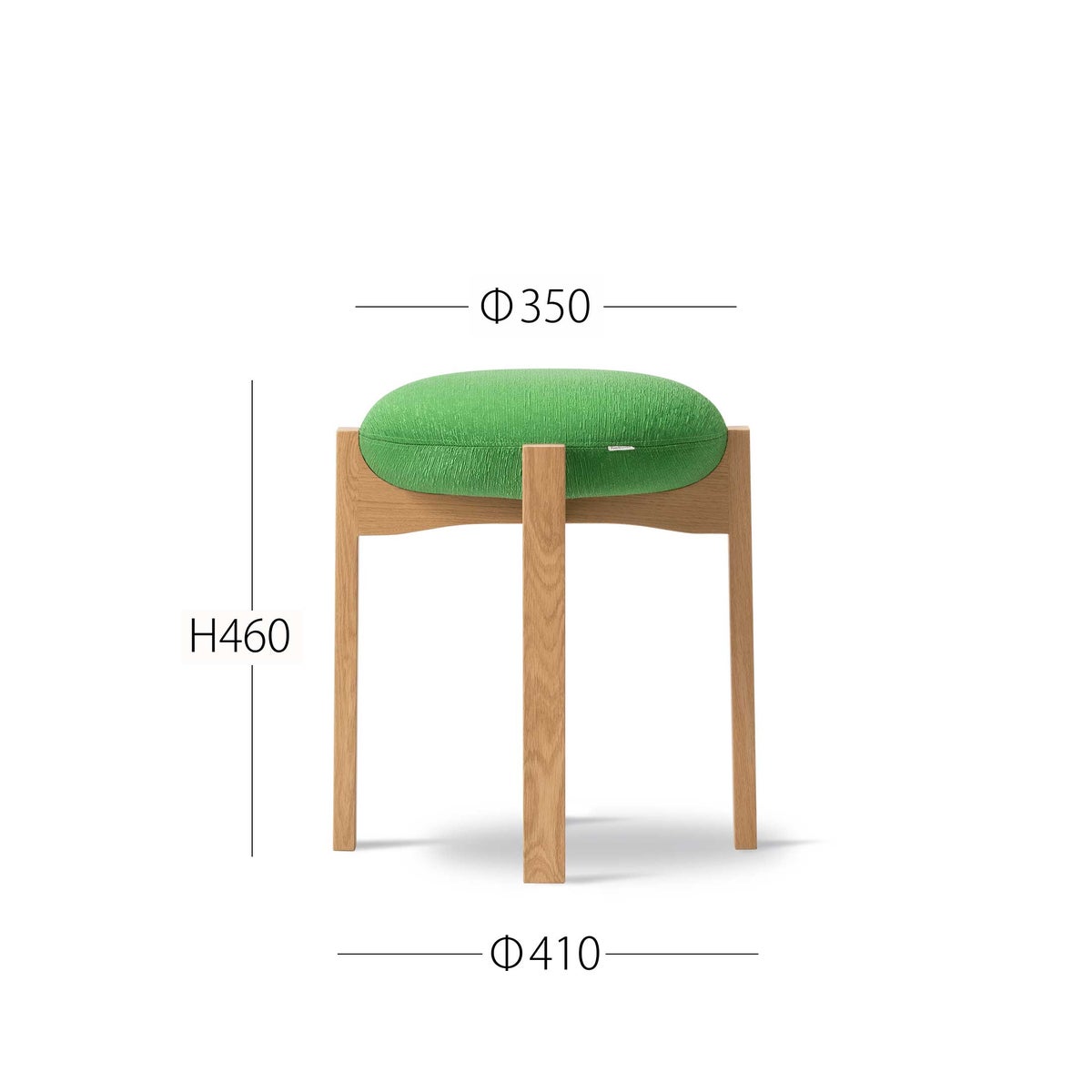 FREDERICIA（フレデリシア） / Pioneer Stool（パイオニア スツール） / Model 6830 / オーク材・ラッカー仕上げ / Beda 950
