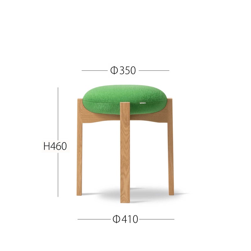 FREDERICIA（フレデリシア） / Pioneer Stool（パイオニア スツール） / Model 6830 / オーク材・ラッカー仕上げ / Beda 950