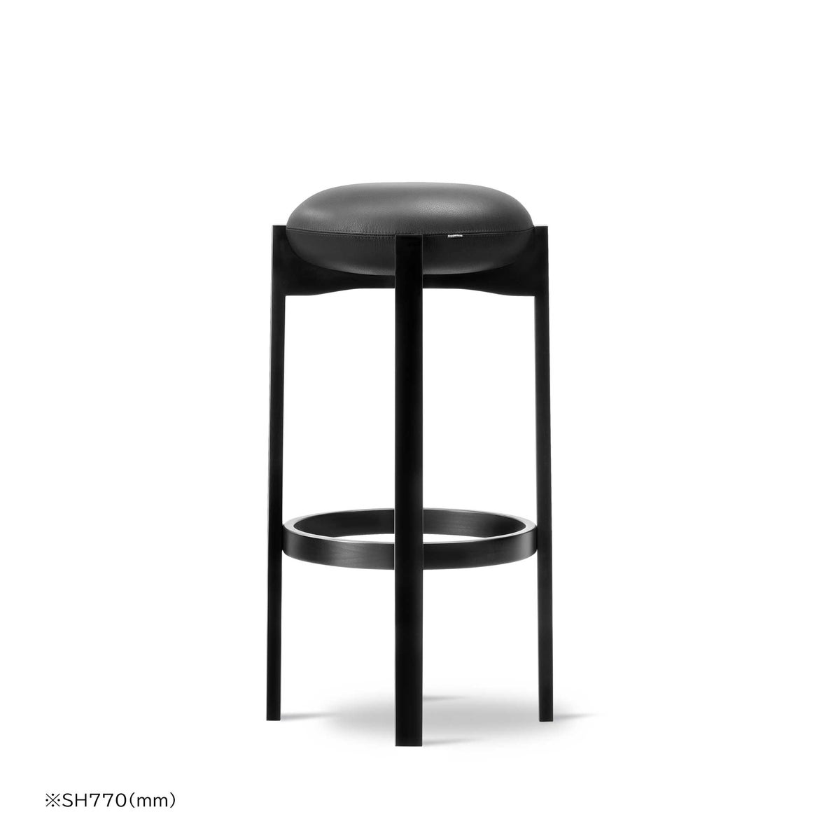 FREDERICIA（フレデリシア） / Pioneer Stool（パイオニア スツール） / Model 6831 / ビーチ材・ブラックラッカー仕上げ / Primo 88 Black