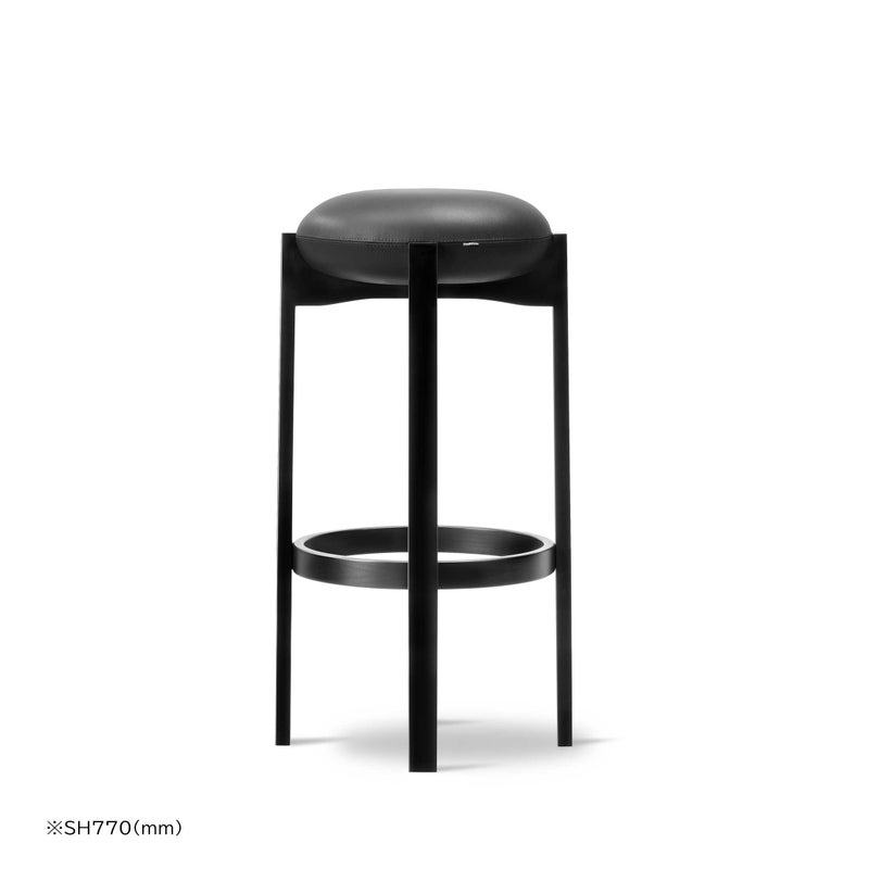 FREDERICIA（フレデリシア） / Pioneer Stool（パイオニア スツール） / Model 6831 / ビーチ材・ブラックラッカー仕上げ / Primo 88 Black