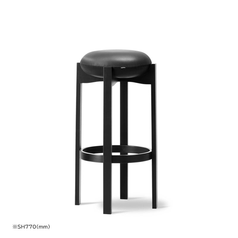 FREDERICIA（フレデリシア） / Pioneer Stool（パイオニア スツール） / Model 6831 / ビーチ材・ブラックラッカー仕上げ / Primo 88 Black