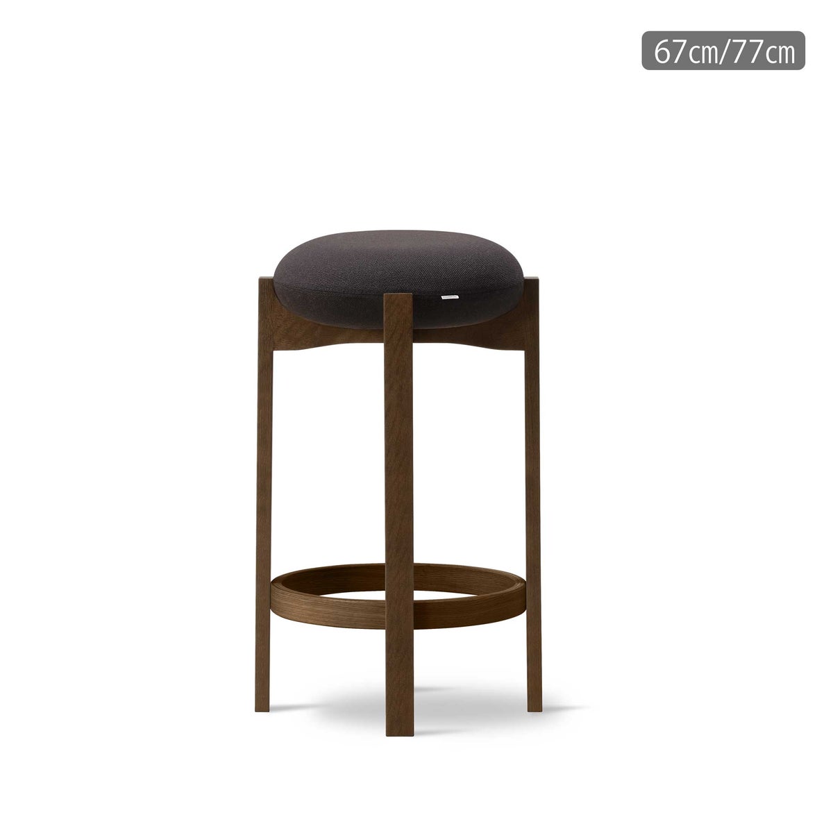 FREDERICIA（フレデリシア） / Pioneer Stool（パイオニア スツール） / Model 6831 / スモークドオーク材・ステイン仕上げ / Vidar 386