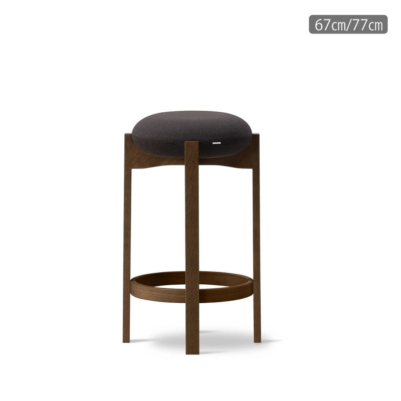 FREDERICIA（フレデリシア） / Pioneer Stool（パイオニア スツール） / Model 6831 / スモークドオーク材・ステイン仕上げ / Vidar 386