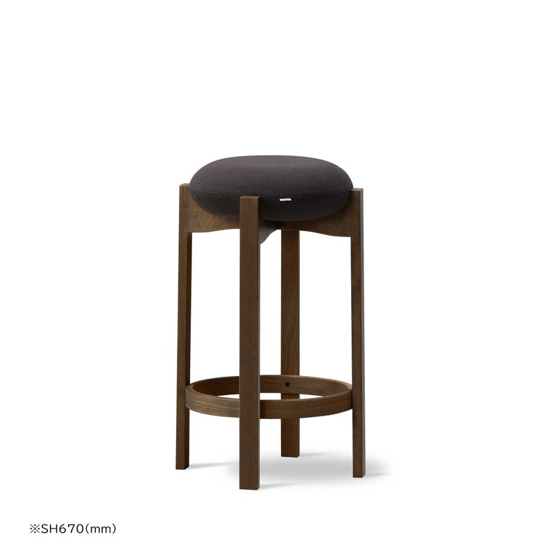 FREDERICIA（フレデリシア） / Pioneer Stool（パイオニア スツール） / Model 6831 / スモークドオーク材・ステイン仕上げ / Vidar 386