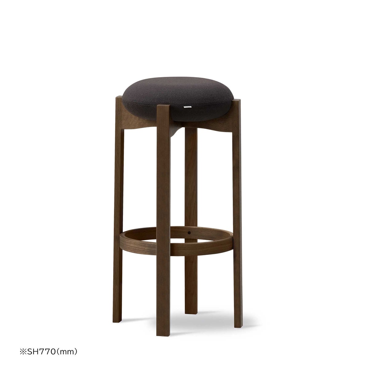 FREDERICIA（フレデリシア） / Pioneer Stool（パイオニア スツール） / Model 6831 / スモークドオーク材・ステイン仕上げ / Vidar 386