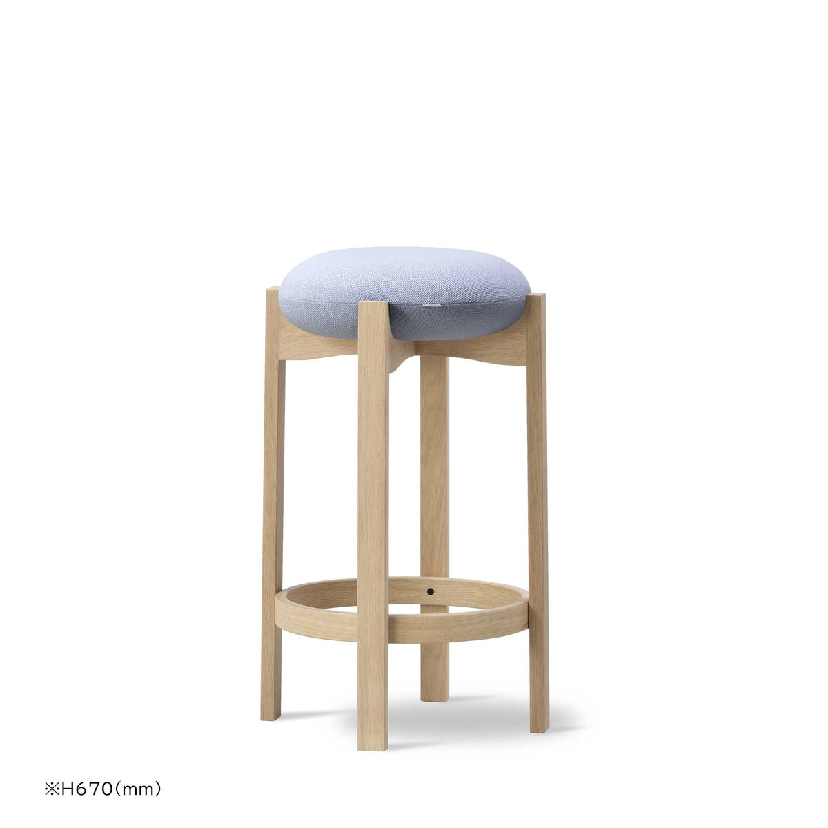 FREDERICIA（フレデリシア） / Pioneer Stool（パイオニア スツール） / Model 6831 / オーク材・ラッカー仕上げ / Vidar 723