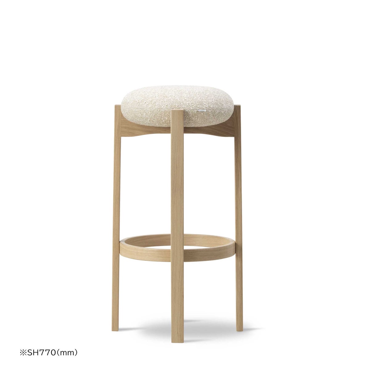 FREDERICIA（フレデリシア） / Pioneer Stool（パイオニア スツール） / Model 6831 / オーク材・ラッカー仕上げ / Zero 0001