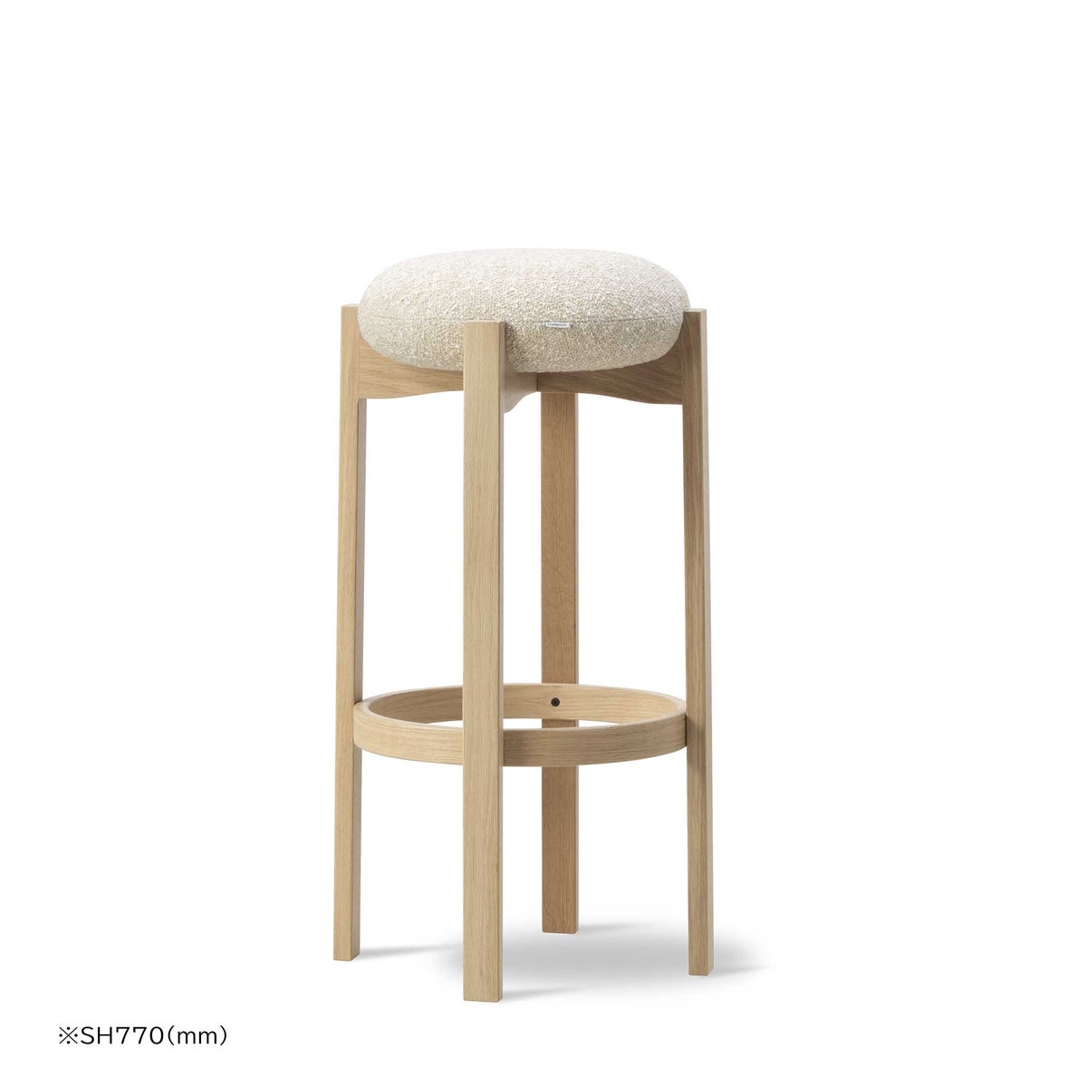 FREDERICIA（フレデリシア） / Pioneer Stool（パイオニア スツール） / Model 6831 / オーク材・ラッカー仕上げ / Zero 0001