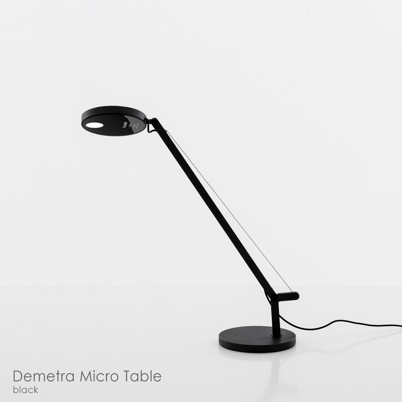Artemide（アルテミデ） / Demetra Micro Table（デメトラ マイクロ テーブル） / ブラック / テーブルランプ
