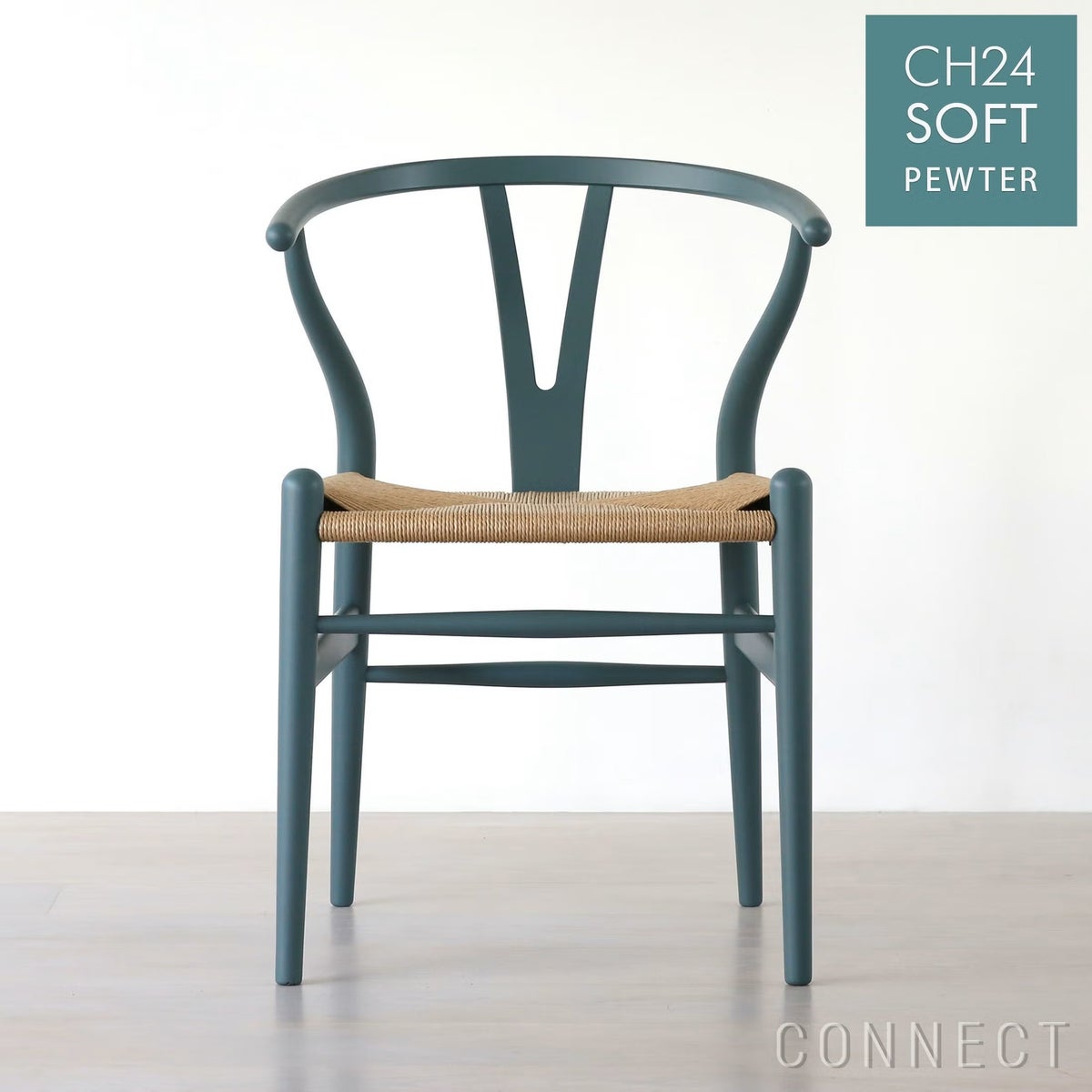 CH24 SOFT / PEWTER（ピューター） / Yチェアソフト（ワイチェア） ビーチ材・マットカラー / CARL HANSEN & SON （カール・ハンセン＆サン）