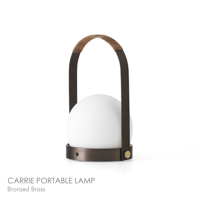 Audo Copenhagen（オドー・コペンハーゲン） / CARRIE PORTABLE LAMP（キャリー ポータブル ランプ） / レザーハンドル付 / Bronzed Brass / テーブルランプ