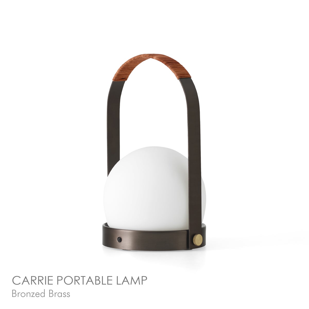 Audo Copenhagen（オドー・コペンハーゲン） / CARRIE PORTABLE LAMP（キャリー ポータブル ランプ） / レザーハンドル付 / Bronzed Brass / テーブルランプ