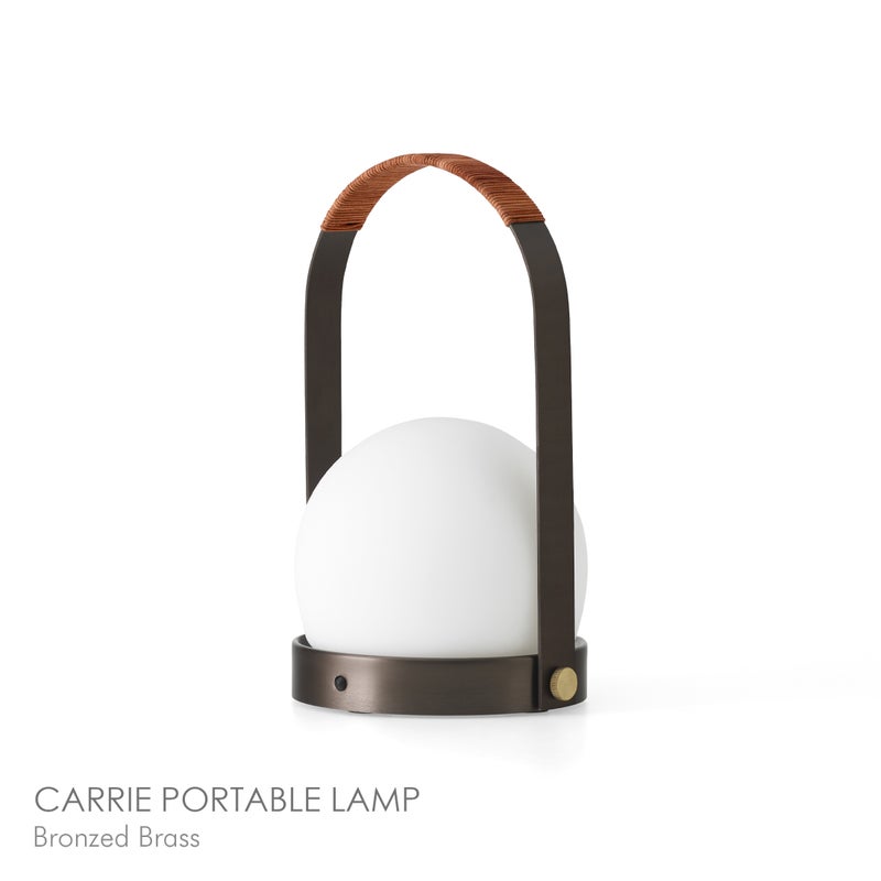 Audo Copenhagen（オドー・コペンハーゲン） / CARRIE PORTABLE LAMP（キャリー ポータブル ランプ） / レザーハンドル付 / Bronzed Brass / テーブルランプ