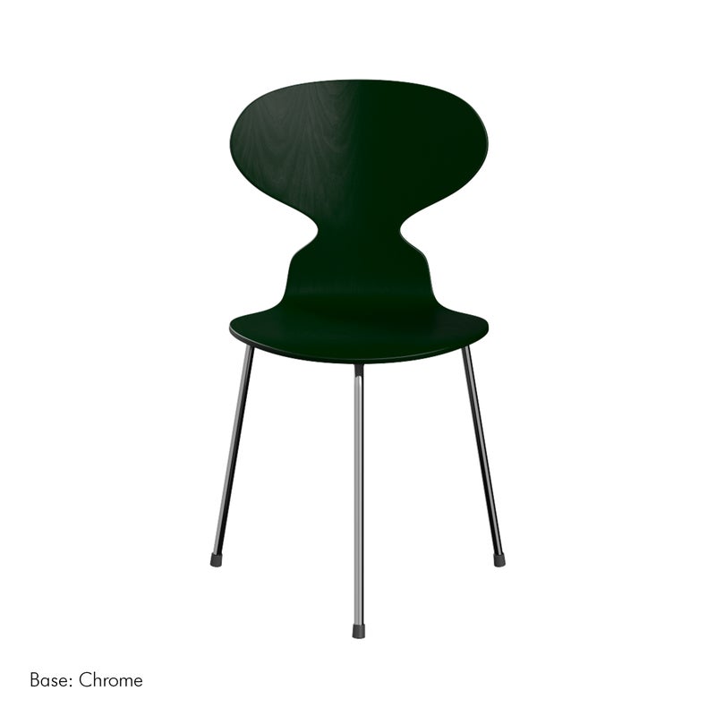 FRITZ HANSEN（フリッツ・ハンセン） / ANT（アリンコチェア） / エバーグリーン / カラードアッシュ / 3本脚 / クローム脚 / SH46cm / フェルト有