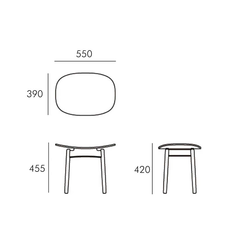 ARIAKE（アリアケ） / Saga Dining Stool（サガ ダイニング スツール） / スツール / 全6色