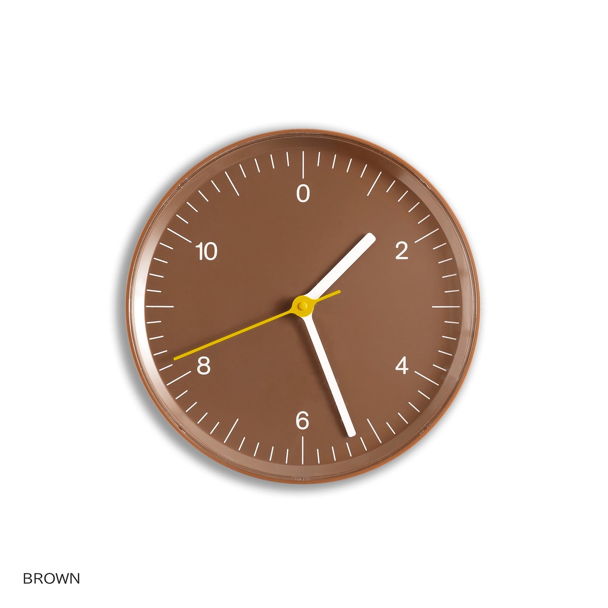 HAY（ヘイ） / WALL CLOCK（ウォールクロック） / ブラウン / 掛け時計《特典付 / クロックフック・電池》