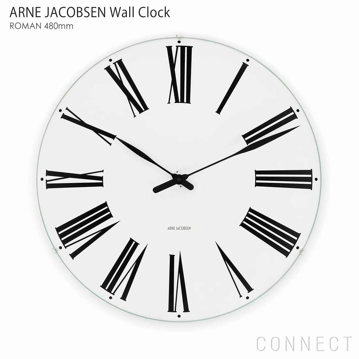 【アウトレット】ARNE JACOBSEN（アルネ・ヤコブセン） / ROMAN（ローマン） / 480mm / 掛け時計