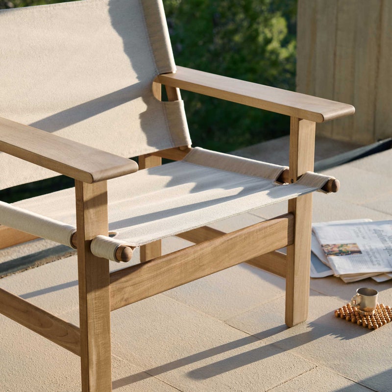 FREDERICIA（フレデリシア） / The Canvas Chair（キャンバスチェア） / Model 2131 / チーク材 / ラウンジチェア