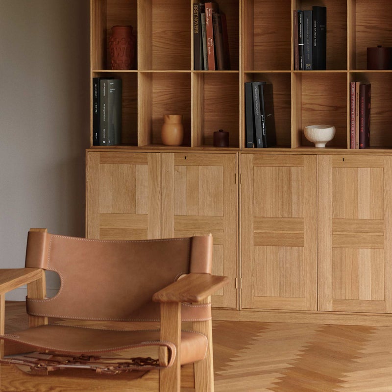 FREDERICIA（フレデリシア） / MK73 Cabinet（キャビネット） Model 6073 / MK Plinth（プリンス） Model 6090 / オーク材・オイル仕上げ / 台輪セット
