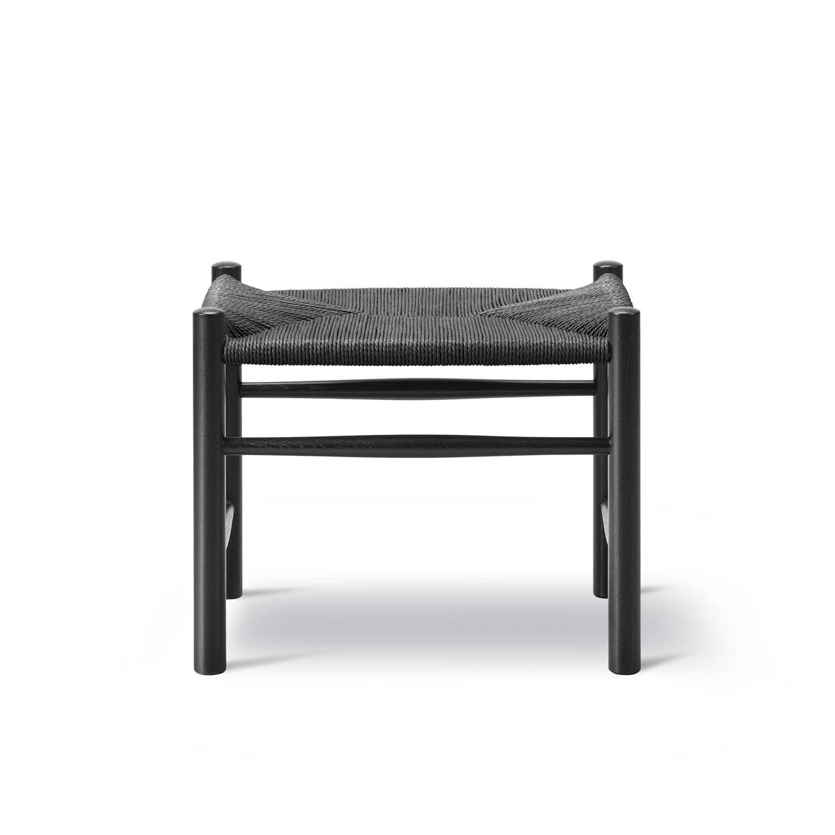 FREDERICIA（フレデリシア） / J16 Stool / Model 16002 / オーク材・ブラックラッカー仕上げ・ブラックペーパーコード / スツール