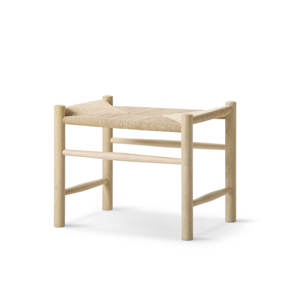 FREDERICIA（フレデリシア） / J16 Stool / Model 16002 / オーク材・ソープ仕上げ・ナチュラルペーパーコード / スツール