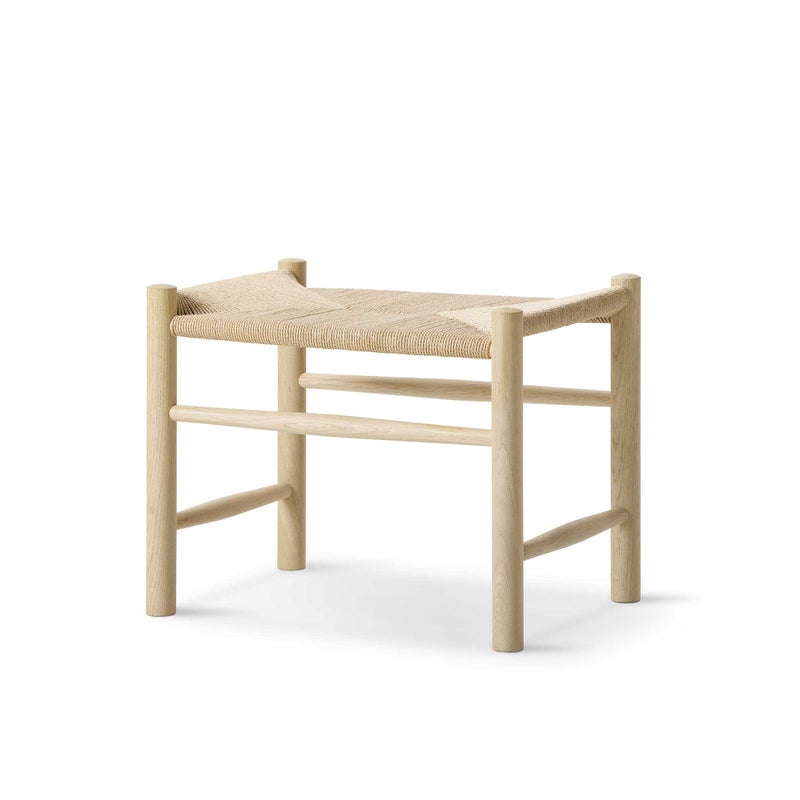 FREDERICIA（フレデリシア） / J16 Stool / Model 16002 / オーク材・ソープ仕上げ・ナチュラルペーパーコード / スツール