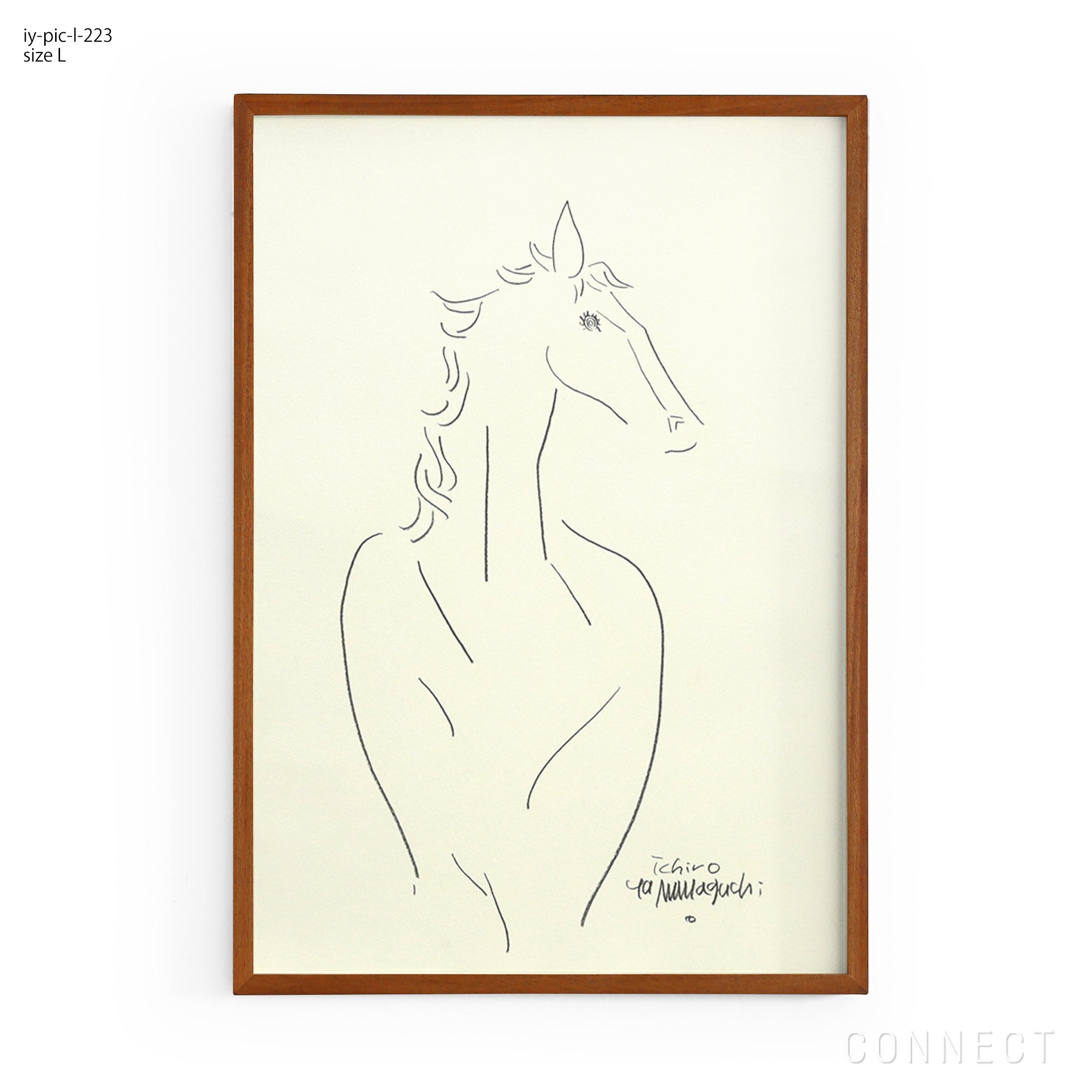 山口一郎 / Lサイズ / 馬 / iy-pic-l-223 | CONNECT