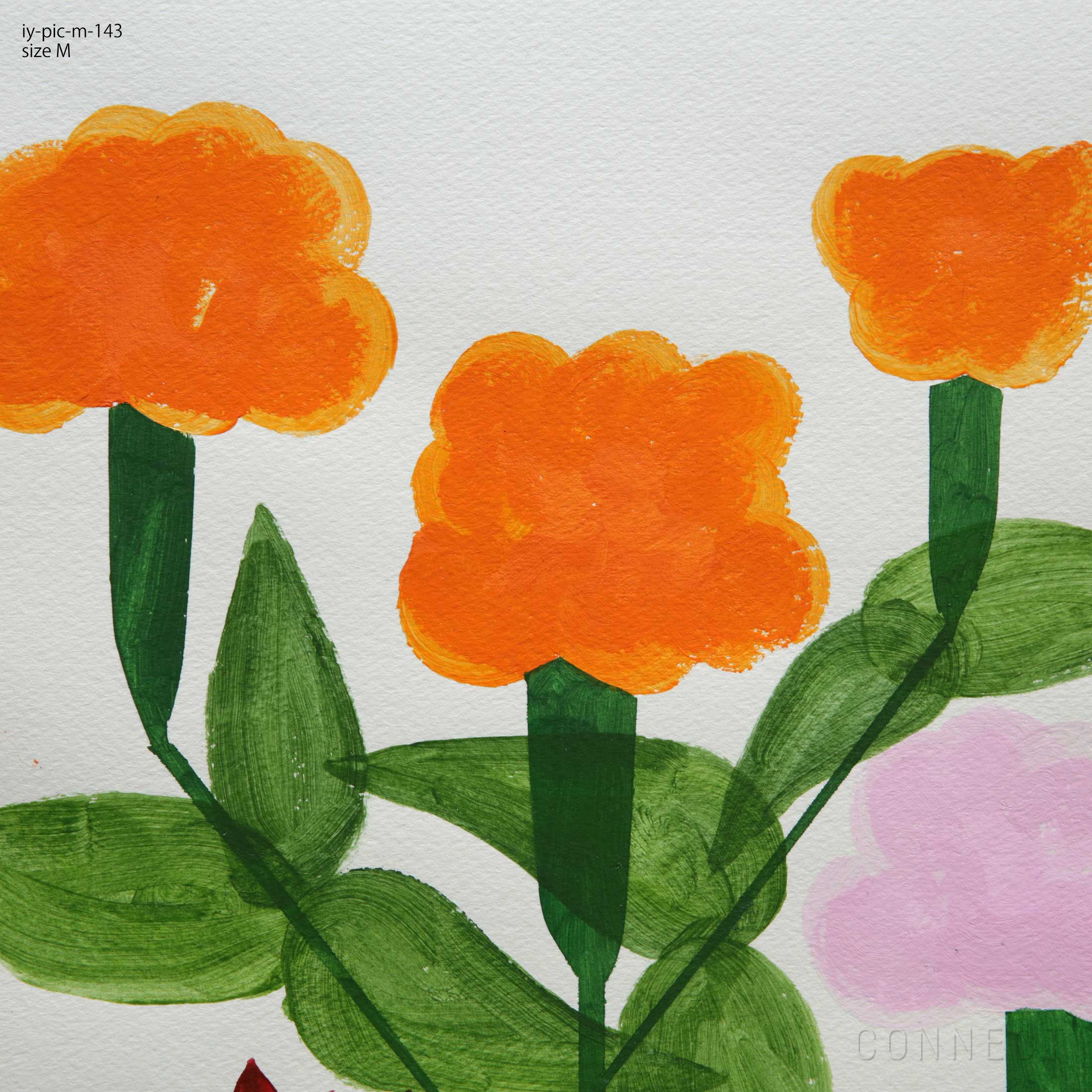 【期間限定値引き】山口一郎　原画　希少　三輪の花　Mサイズ 山口一郎 / Mサイズ / 五輪の花 / iy-pic-m-143 | CONNECT