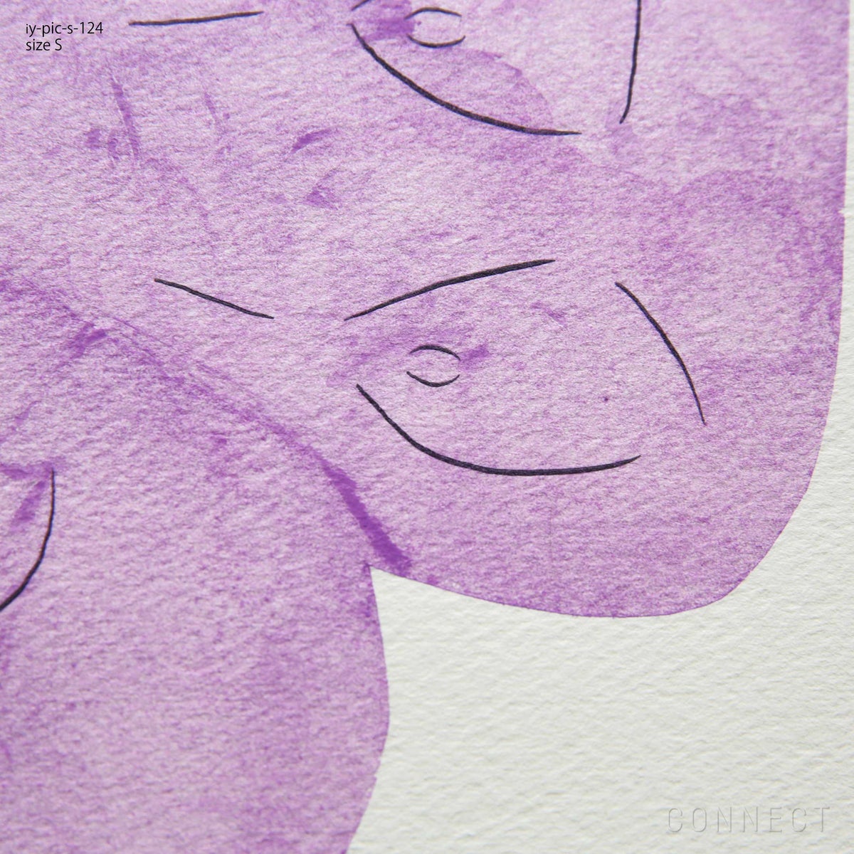 山口一郎原画　Sサイズ　蝶　紫（S-124）