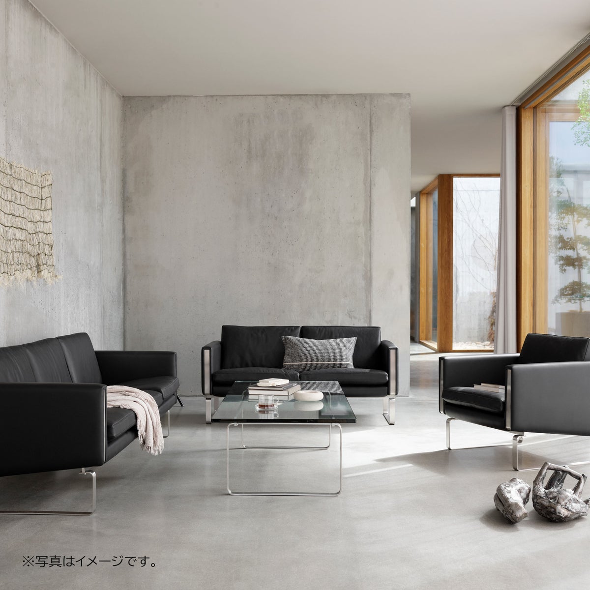 CARL HANSEN & SON（カール・ハンセン＆サン） / CH102 SOFA / ステンレススチール / Thor 307 / 2シーターソファ