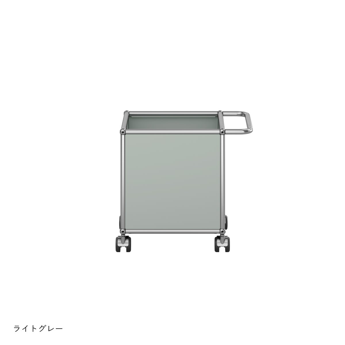 USMハラー（ユーエスエムハラー） / トイボックスキャスター付き / W373×D373×H430mm / プルハンドル×1 / ソフトキャスター×4（内ハンドル側2個ロック可）