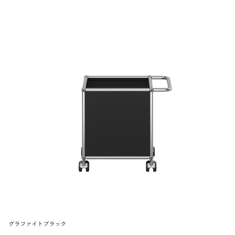 USMハラー（ユーエスエムハラー） / トイボックスキャスター付き / W373×D373×H430mm / プルハンドル×1 / ソフトキャスター×4（内ハンドル側2個ロック可）