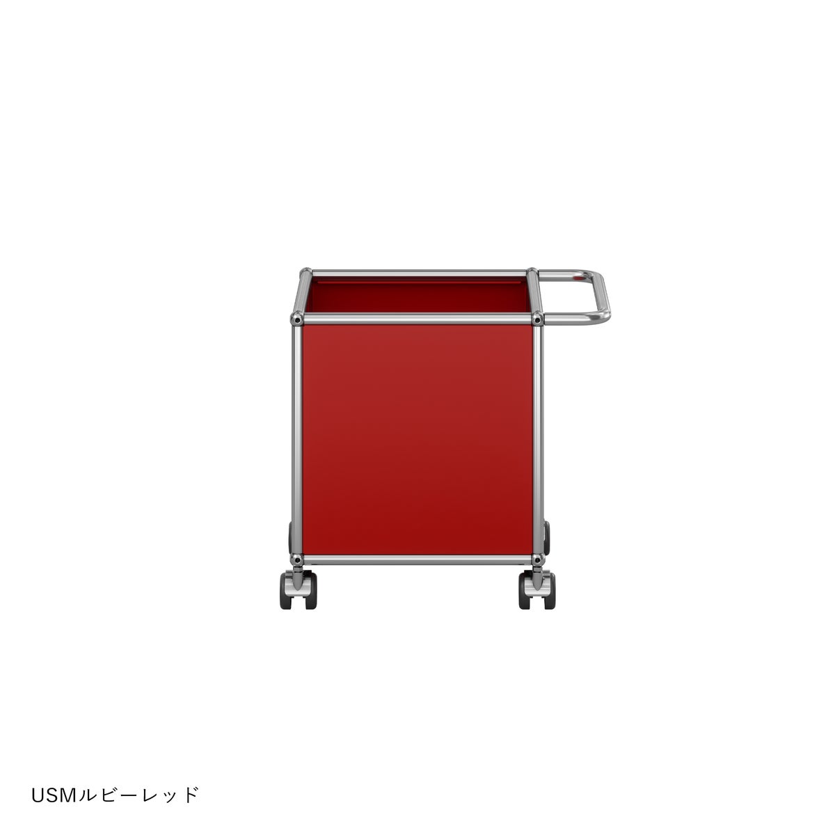 USMハラー（ユーエスエムハラー） / トイボックスキャスター付き / W373×D373×H430mm / プルハンドル×1 / ソフトキャスター×4（内ハンドル側2個ロック可）