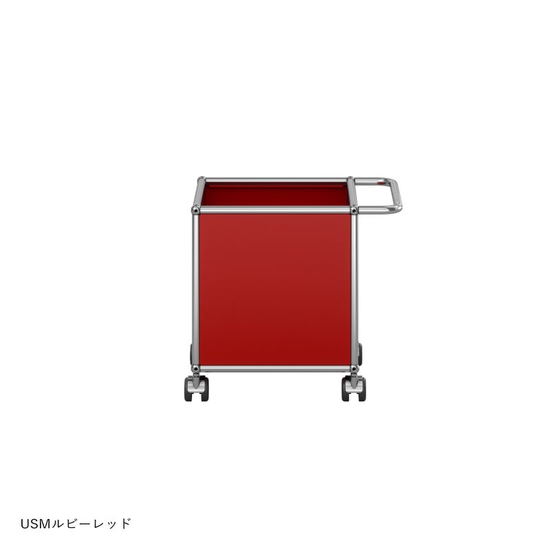 USMハラー（ユーエスエムハラー） / トイボックスキャスター付き / W373×D373×H430mm / プルハンドル×1 / ソフトキャスター×4（内ハンドル側2個ロック可）