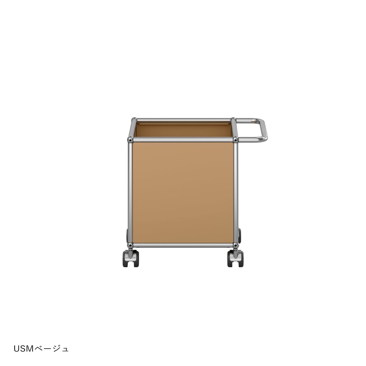USMハラー（ユーエスエムハラー） / トイボックスキャスター付き / W373×D373×H430mm / プルハンドル×1 / ソフトキャスター×4（内ハンドル側2個ロック可）