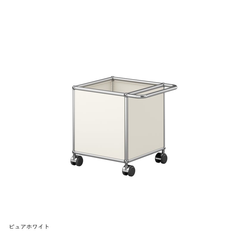USMハラー（ユーエスエムハラー） / トイボックスキャスター付き / W373×D373×H430mm / プルハンドル×1 / ソフトキャスター×4（内ハンドル側2個ロック可）