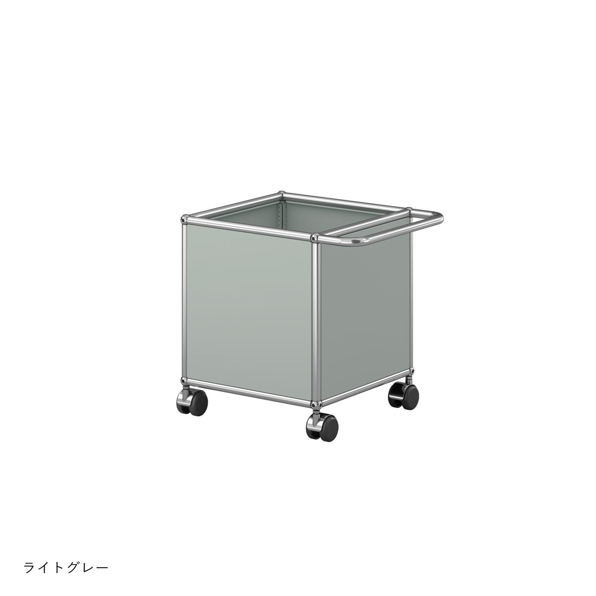 USMハラー（ユーエスエムハラー） / トイボックスキャスター付き / W373×D373×H430mm / プルハンドル×1 / ソフトキャスター×4（内ハンドル側2個ロック可）