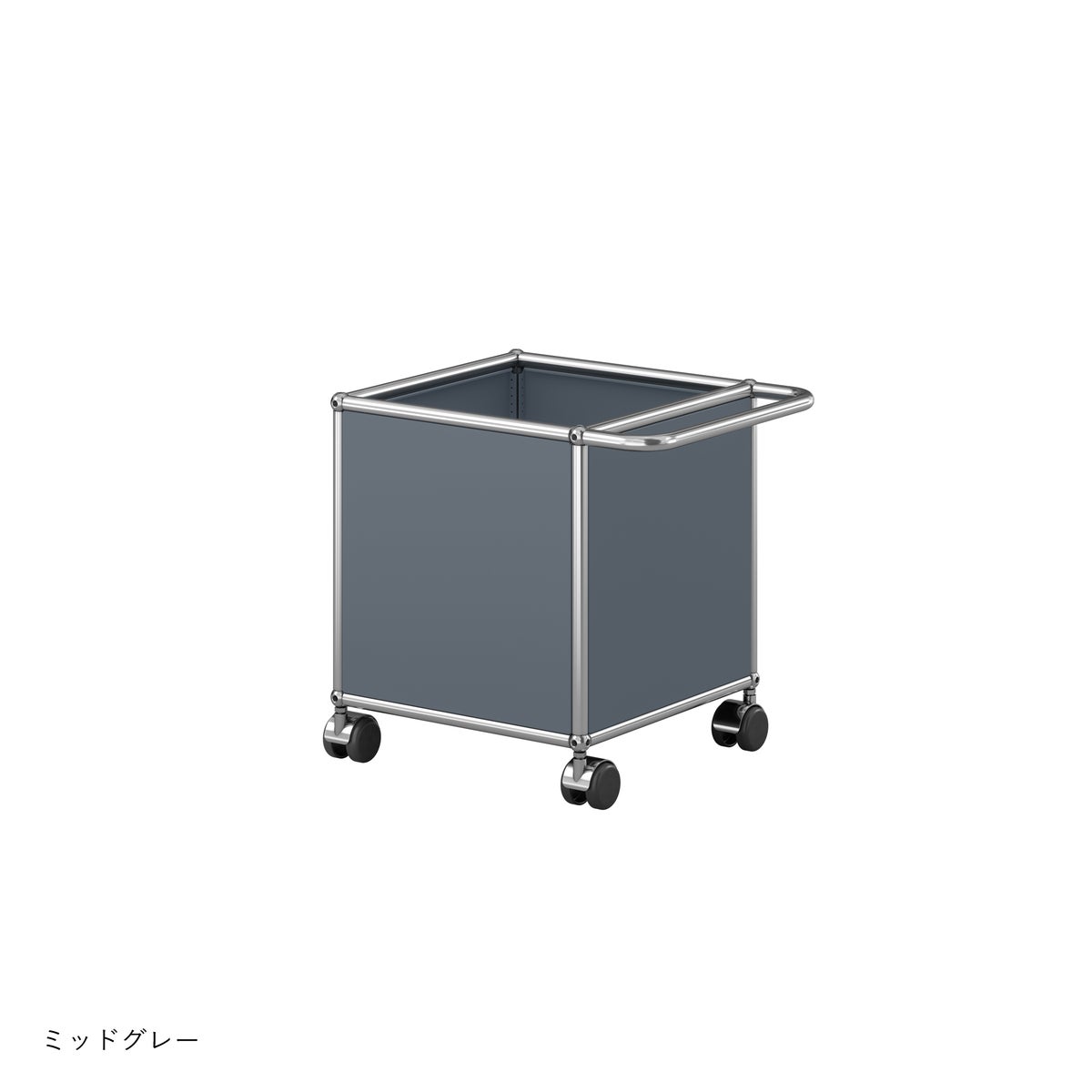 USMハラー（ユーエスエムハラー） / トイボックスキャスター付き / W373×D373×H430mm / プルハンドル×1 / ソフトキャスター×4（内ハンドル側2個ロック可）