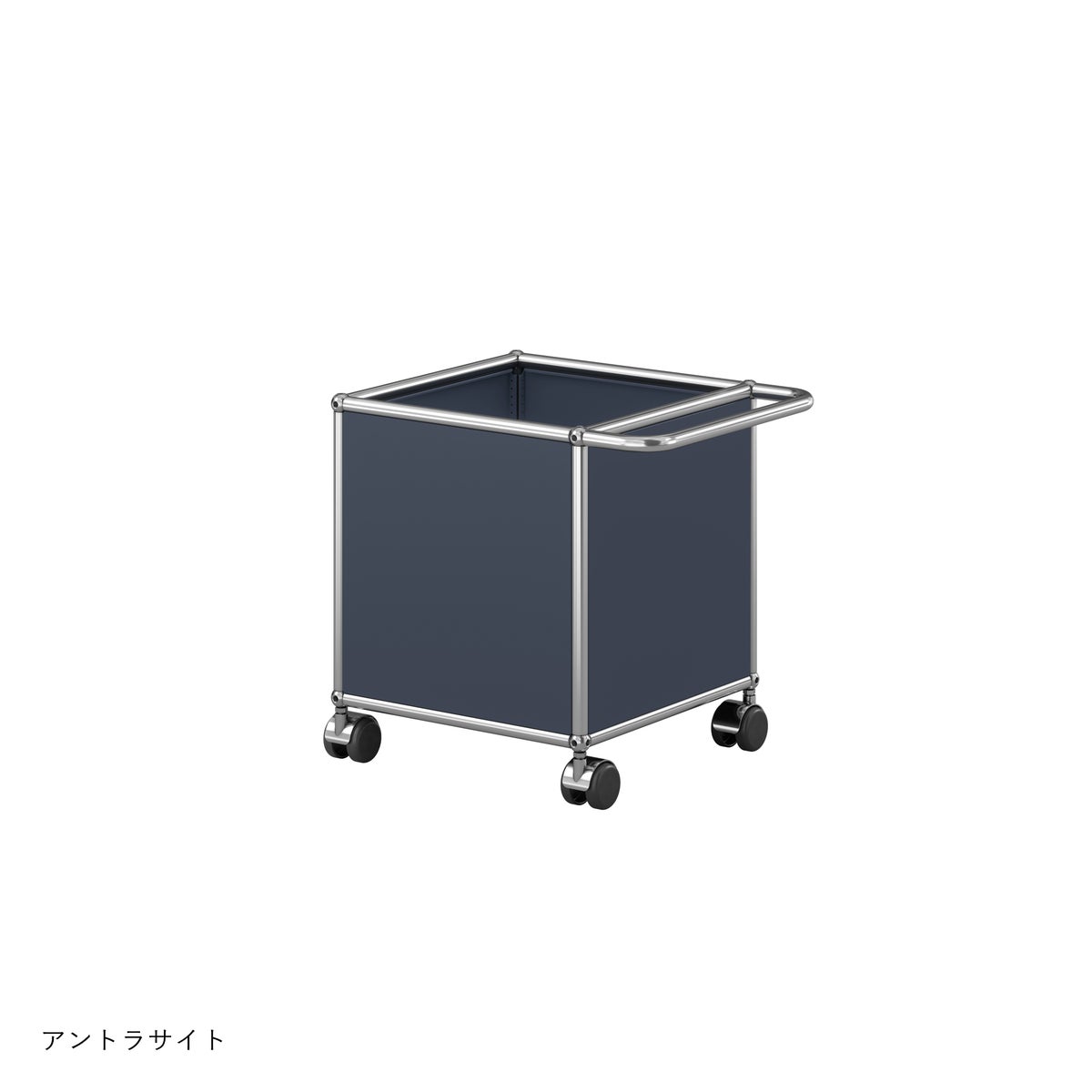 USMハラー（ユーエスエムハラー） / トイボックスキャスター付き / W373×D373×H430mm / プルハンドル×1 / ソフトキャスター×4（内ハンドル側2個ロック可）