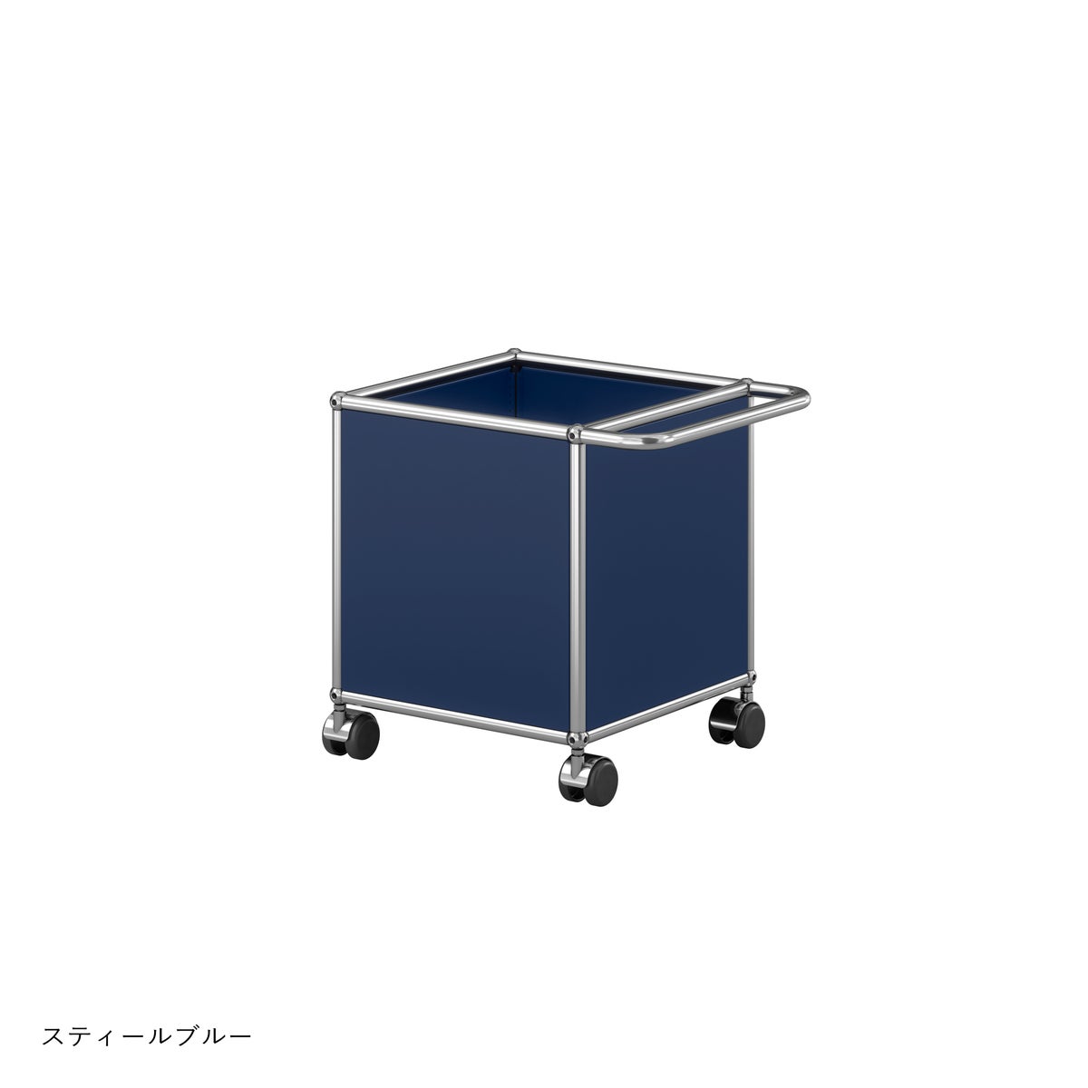 USMハラー（ユーエスエムハラー） / トイボックスキャスター付き / W373×D373×H430mm / プルハンドル×1 / ソフトキャスター×4（内ハンドル側2個ロック可）