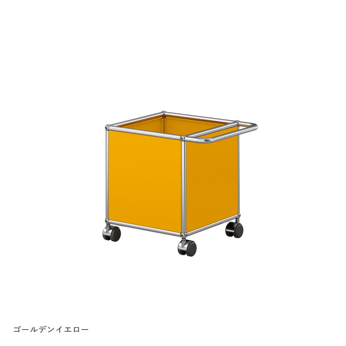 USMハラー（ユーエスエムハラー） / トイボックスキャスター付き / W373×D373×H430mm / プルハンドル×1 / ソフトキャスター×4（内ハンドル側2個ロック可）