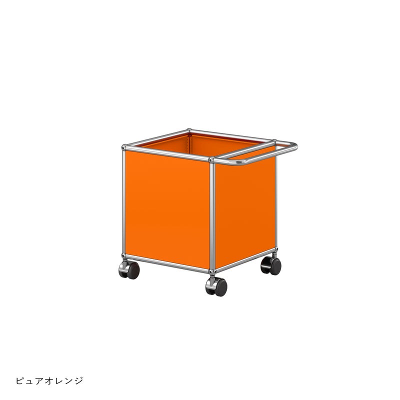 USMハラー（ユーエスエムハラー） / トイボックスキャスター付き / W373×D373×H430mm / プルハンドル×1 / ソフトキャスター×4（内ハンドル側2個ロック可）