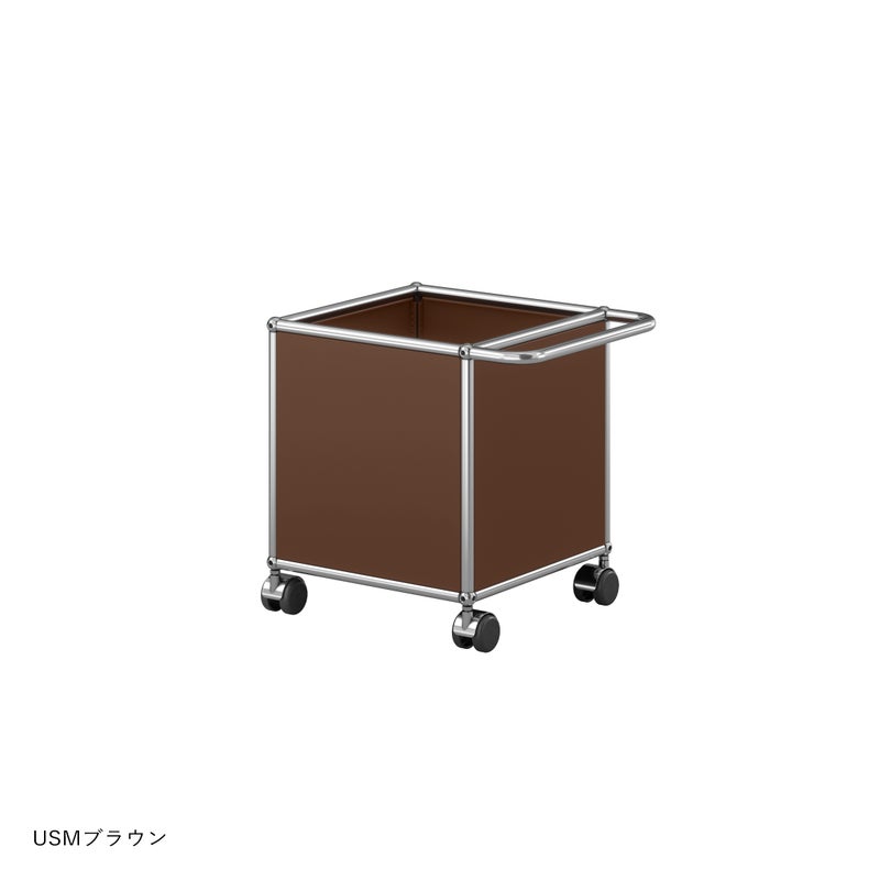 USMハラー（ユーエスエムハラー） / トイボックスキャスター付き / W373×D373×H430mm / プルハンドル×1 / ソフトキャスター×4（内ハンドル側2個ロック可）