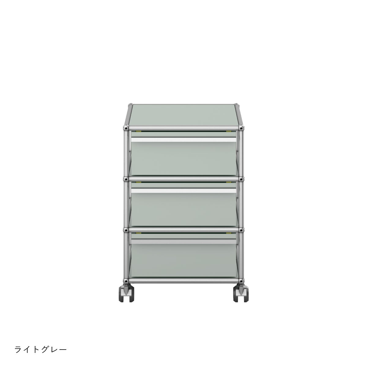 USMハラー（ユーエスエムハラー） / Wagon（ワゴン） / W418×D523×H605mm / 引き出し×3 / ソフトキャスター付（手前2個ロック可）