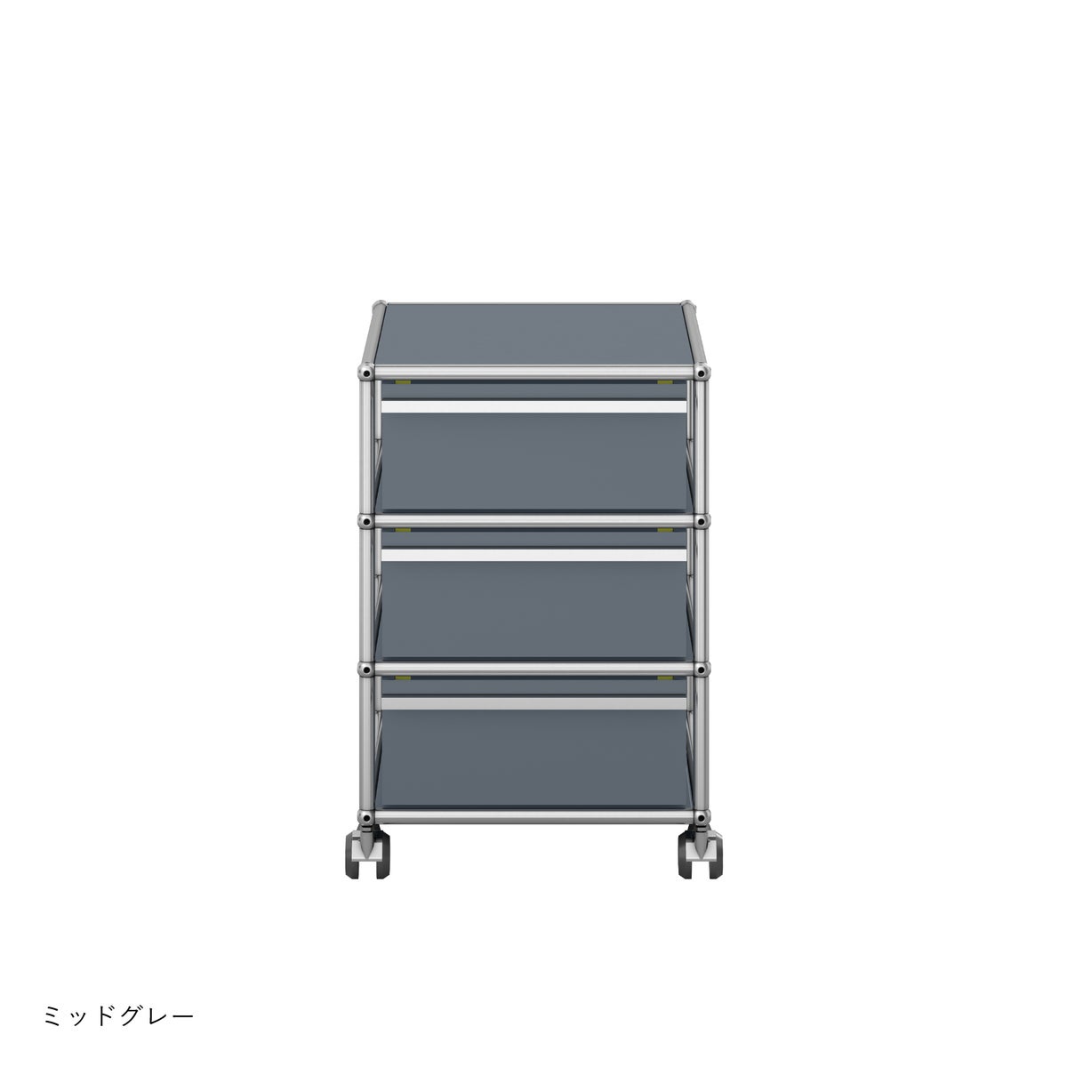 USMハラー（ユーエスエムハラー） / Wagon（ワゴン） / W418×D523×H605mm / 引き出し×3 / ソフトキャスター付（手前2個ロック可）