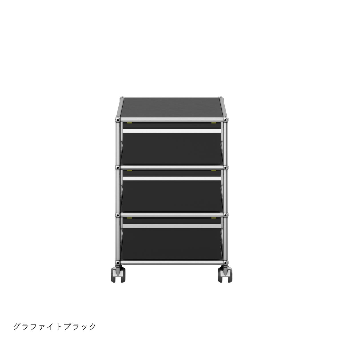 USMハラー（ユーエスエムハラー） / Wagon（ワゴン） / W418×D523×H605mm / 引き出し×3 / ソフトキャスター付（手前2個ロック可）