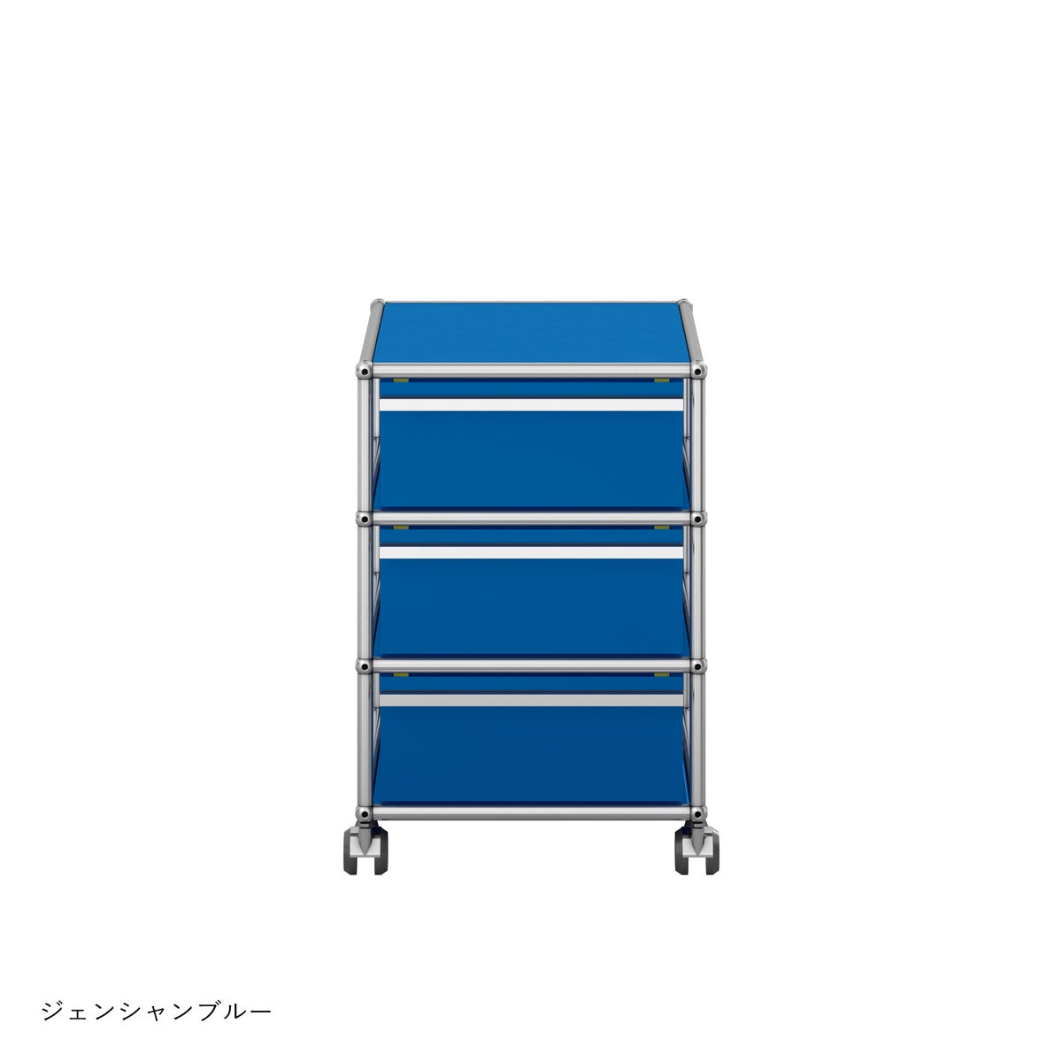 USMハラー（ユーエスエムハラー） / Wagon（ワゴン） / W418×D523×H605mm / 引き出し×3 / ソフトキャスター付（手前2個ロック可）